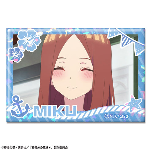 『五等分の花嫁*』ホログラム缶バッジ デザイン12(中野三玖/D)【202509再販】